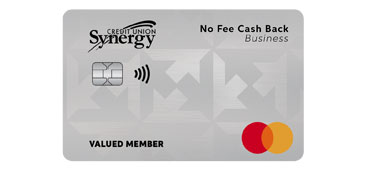 Synergy CU No Fee Cash Back Business Mastercard