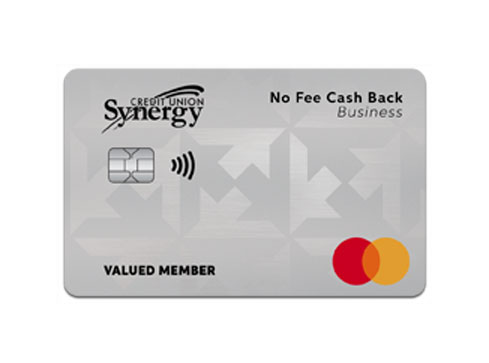 Synergy CU Collabria No Fee Cash Back Business card image