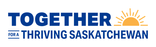 Together for a thriving Saskatchewan logo